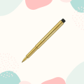 Pisak artystyczny Pitt - Faber-Castell - złoty.png