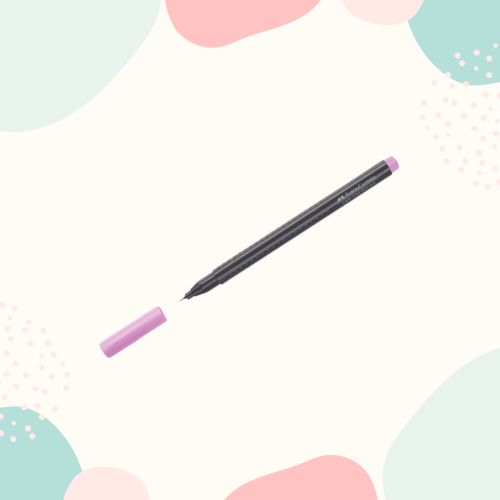 Cienkopis Grip 0,4 mm różowy - FABER-CASTELL.png