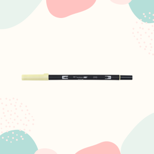 DWUSTRONNY BRUSH PEN TOMBOW ABT - BABY YELLOW NR 090