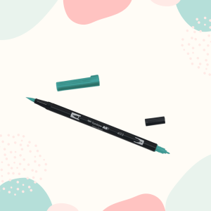 DWUSTRONNY BRUSH PEN TOMBOW ABT - BRIGHT BLUE NR 403