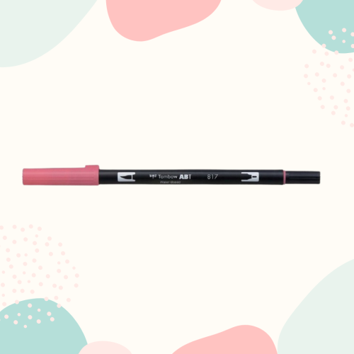 Dwustronny Brush Pen - Tombow ABT - Mauve Nr 817.png