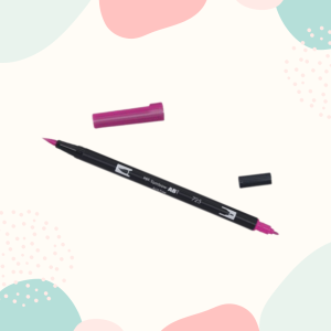 DWUSTRONNY BRUSH PEN TOMBOW ABT - RHODAMINE NR 725