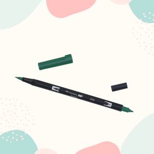 DWUSTRONNY BRUSH PEN TOMBOW ABT - SEA GREEN NR 346