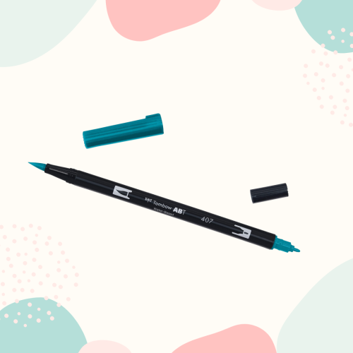 Dwustronny Brush Pen - Tombow ABT - Tiki Teal Nr 407 -.png