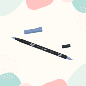DWUSTRONNY BRUSH PEN TOMBOW ABT - TRUE BLUE NR 526