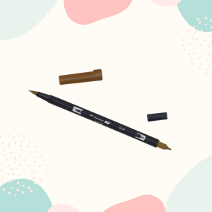 DWUSTRONNY BRUSH PEN TOMBOW ABT - CHOCOLATE NR 969