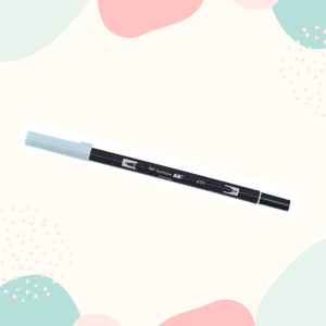 DWUSTRONNY BRUSH PEN TOMBOW ABT - GLACIER BLUE NR 491