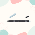 Dwustronny Brush Pen - Tombow ABT - Glacier Blue Nr 491.png