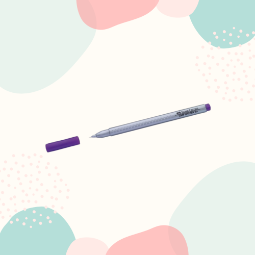 Cienkopis Grip 0,4 mm śliwkowy - FABER-CASTELL.png