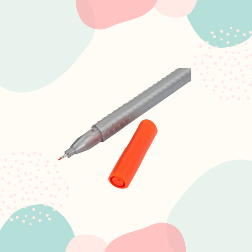 Cienkopis Grip 0,4 mm pomarańczowy - FABER-CASTELL.png