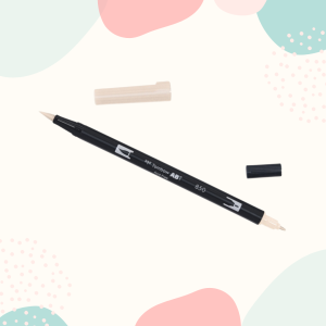 DWUSTRONNY BRUSH PEN TOMBOW ABT - LIGHT APRICOT NR 850