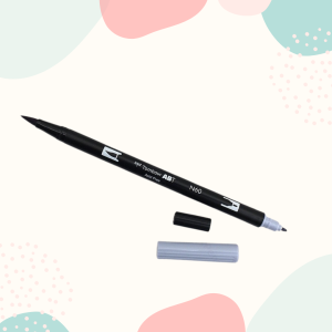 DWUSTRONNY BRUSH PEN TOMBOW ABT - COOL GREY NR N60