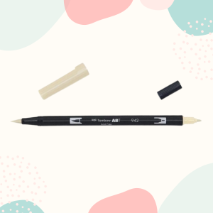 DWUSTRONNY BRUSH PEN TOMBOW ABT - CAPUCCINO NR 942