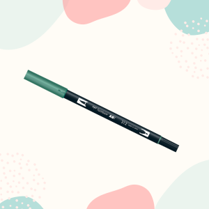 DWUSTRONNY BRUSH PEN TOMBOW ABT - HOLLY GREEN NR 312