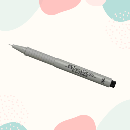 CIENKOPIS KREŚLARSKI FABER CASTELL ECCO PIGMENT 0,05 MM - CZARNY.png