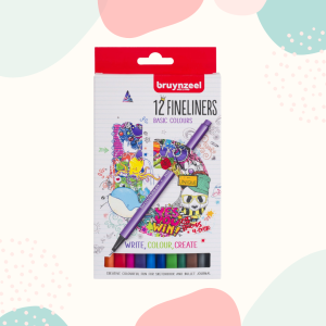 CIENKOPISY BRUYNZEEL BASIC COLOURS - 12 szt