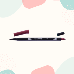 DWUSTRONNY BRUSH PEN TOMBOW ABT - PORT RED NR 757